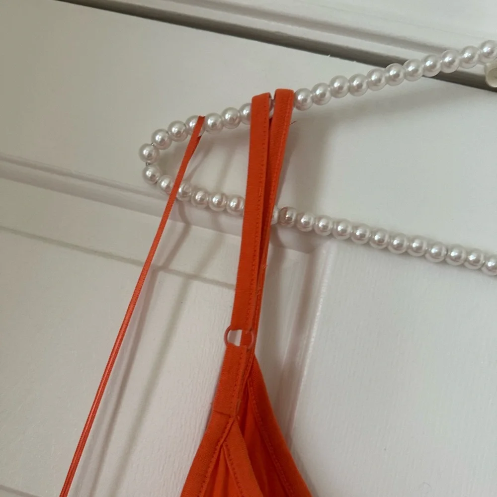 Chelsea & Violet Orange Comfy Romper - Picture 6 of 8